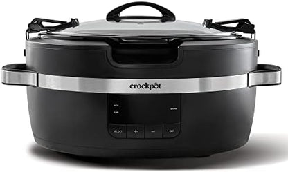 Crock-Pot Thermoshield 6 Quart Slow Cooker with Carry Handles 5Y2E