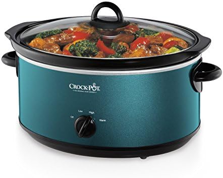 Crock-Pot 7 Quart Manual Slow Cooker – Turquoise TNUW