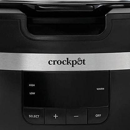 Crock-Pot Thermoshield 6 Quart Slow Cooker with Carry Handles 5Y2E
