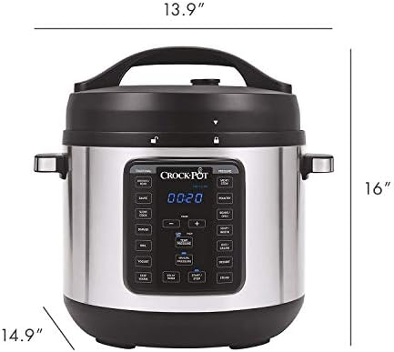 Crock-Pot 8 Quart Express Crock Multi-Use Pressure Cooker SFH6