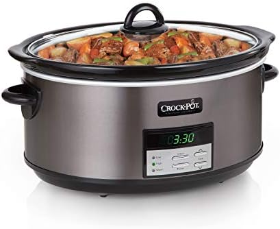 Crock-Pot 8 Quart Programmable Slow Cooker with Auto Warm YWWQ
