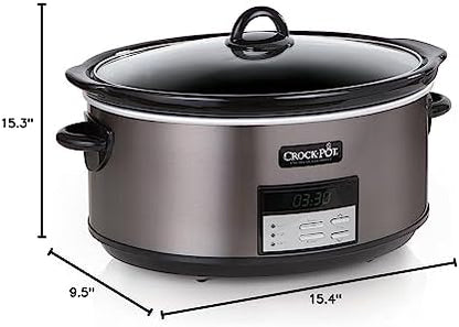 Crock-Pot 8 Quart Programmable Slow Cooker with Auto Warm YWWQ