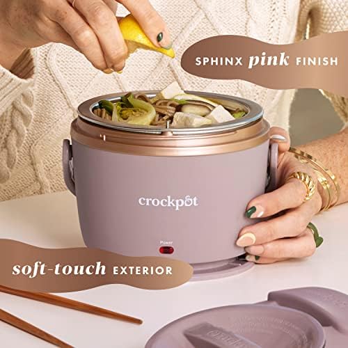 Crock-Pot Electric Lunch Box Food Warmer 20oz – Blush Pink 38FJ