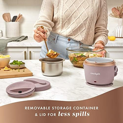 Crock-Pot Electric Lunch Box Food Warmer 20oz – Blush Pink 38FJ