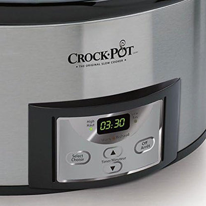 Crock-Pot Cook & Carry 6 Quart Programmable Slow Cooker G08X