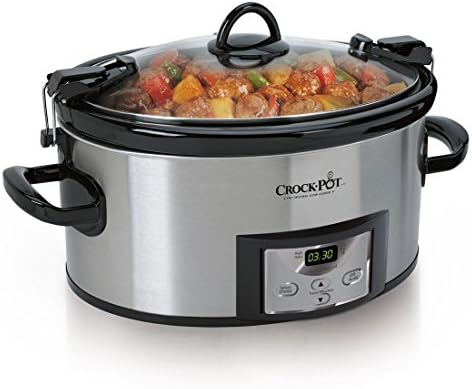 Crock-Pot Cook & Carry 6 Quart Programmable Slow Cooker G08X
