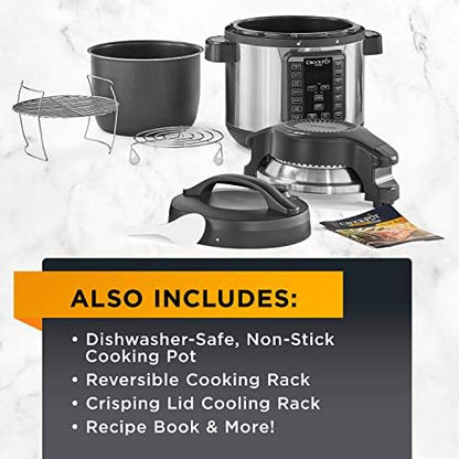 Crock-Pot Express Crisp 8 Quart 10-in-1 Pressure Cooker P4WP