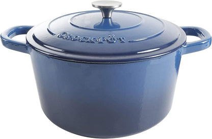 Crock-Pot 3 Quart Enameled Cast Iron Dutch Oven – Aqua QB41