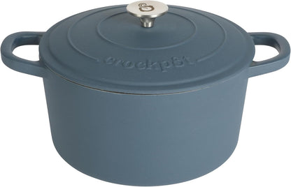 Crock-Pot 3 Quart Enameled Cast Iron Dutch Oven – Aqua QB41