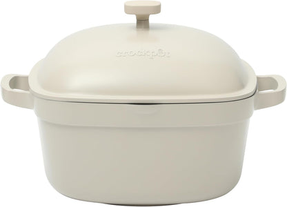 Crock-Pot 3 Quart Enameled Cast Iron Dutch Oven – Aqua QB41