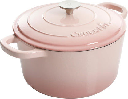 Crock-Pot 3 Quart Enameled Cast Iron Dutch Oven – Aqua QB41